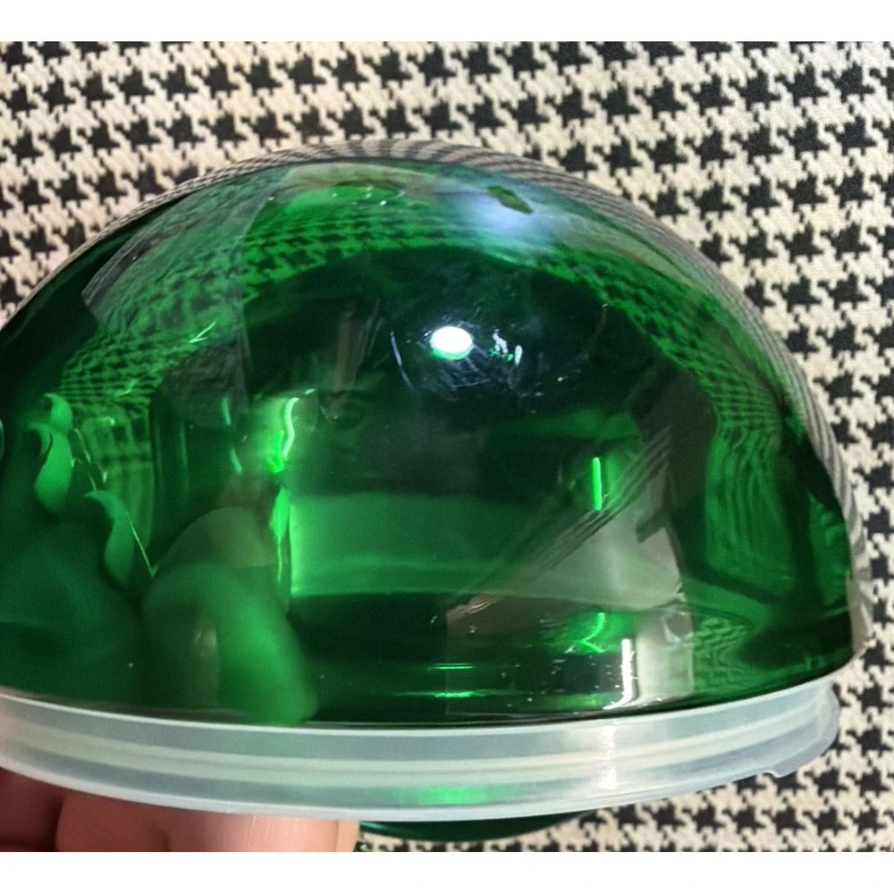 Target Bullseye Playground Wicked Elphaba Green Trinket Dish Glass Dome Top